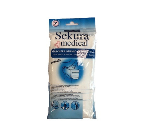 Sekura mondmasker Hygienic Medical | Mondkapje ( 7 stuks)